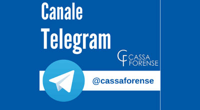 Canale Telegram della Cassa Forense